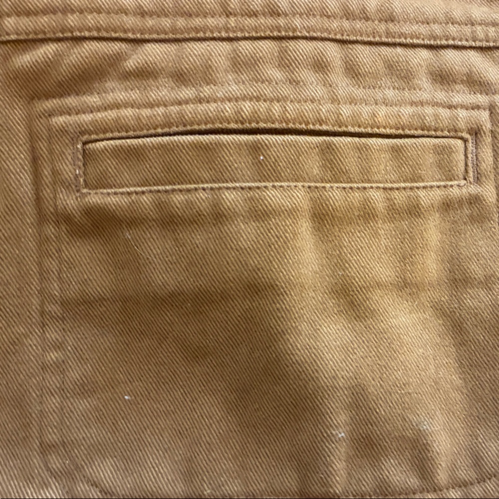 Jones New York Caramel Tan Brown Jacket with Corduroy Details - Picture 5 of 13